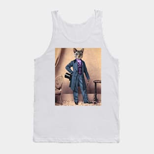 Elegant Man of Tabby Tank Top